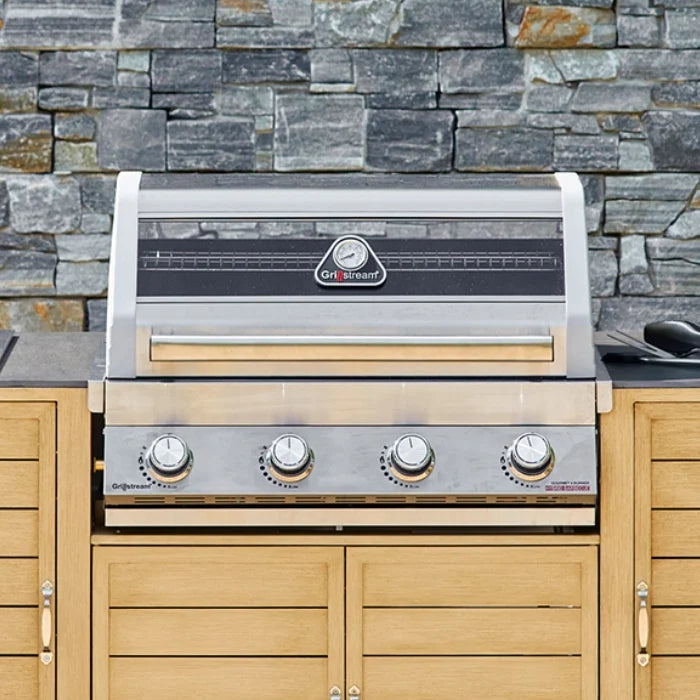Grillstream Venice 4 Burner Hybrid Outdoor Kitchen with Side Burner