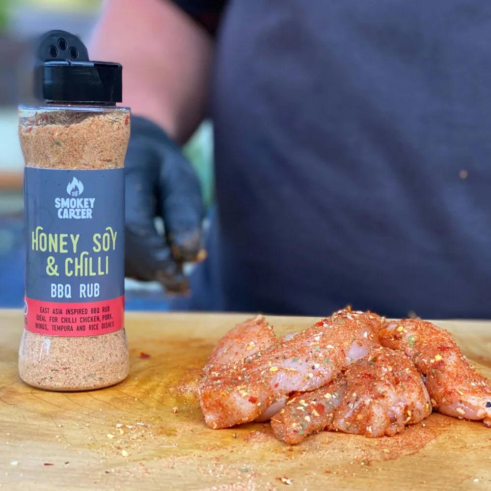 Honey Soy & Chilli BBQ Rub 100g - BBQ Land