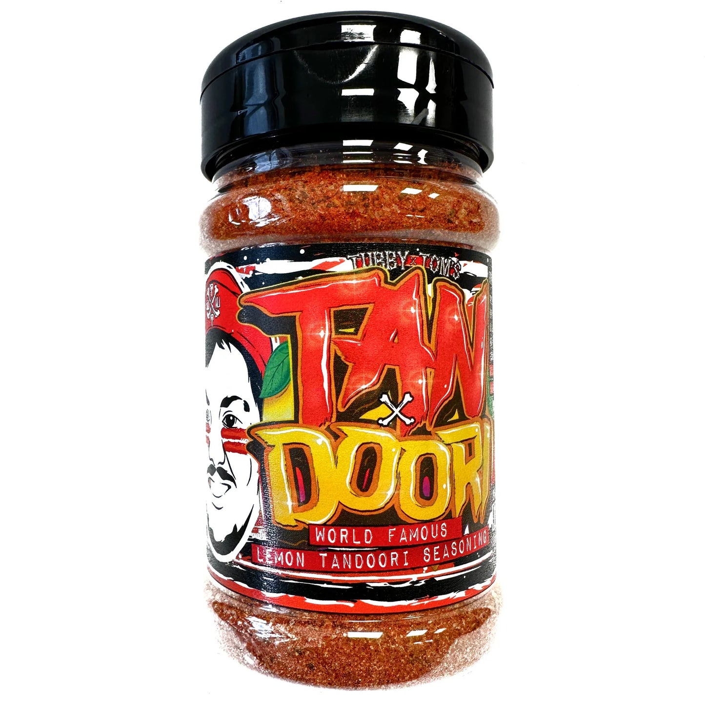 Lemon Tandoori - Curry Rub & Seasoning (245g Shaker) by Tubby Toms