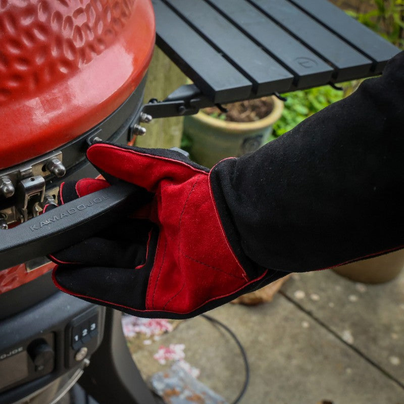 Kamado Joe Leather BBQ Gloves