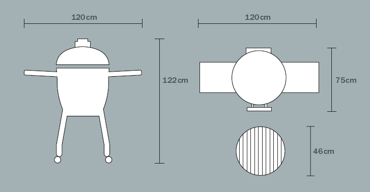 Monolith Classic 21" Pro-Series 2.0 Kamado BBQ