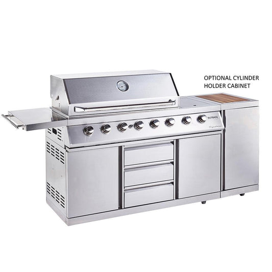 Outback Signature II 6 Burner Hybrid Gas BBQ - BBQ Land