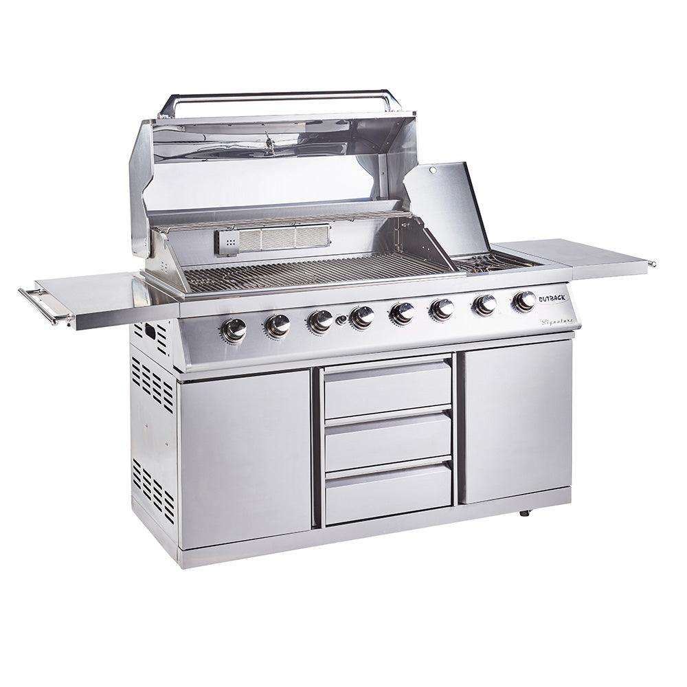 Outback Signature II 6 Burner Hybrid Gas BBQ - BBQ Land