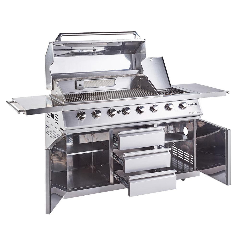 Outback Signature II 6 Burner Hybrid Gas BBQ - BBQ Land