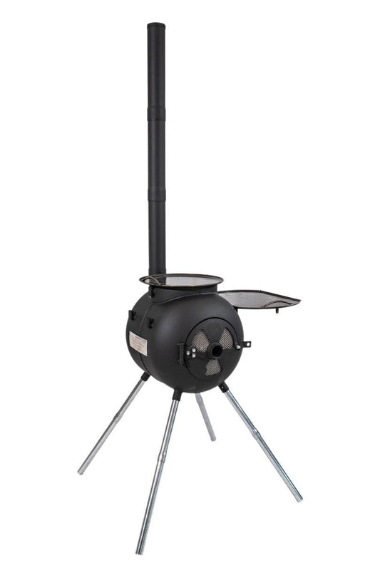 Ozpig Series 2 Portable Wood Fired BBQ Stove and Heater - BBQ Land