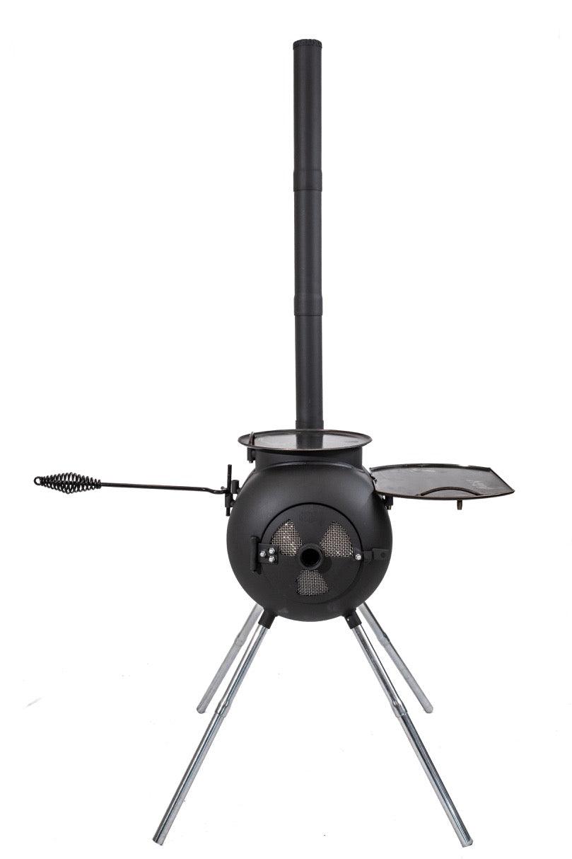 Ozpig Series 2 Portable Wood Fired BBQ Stove and Heater - BBQ Land