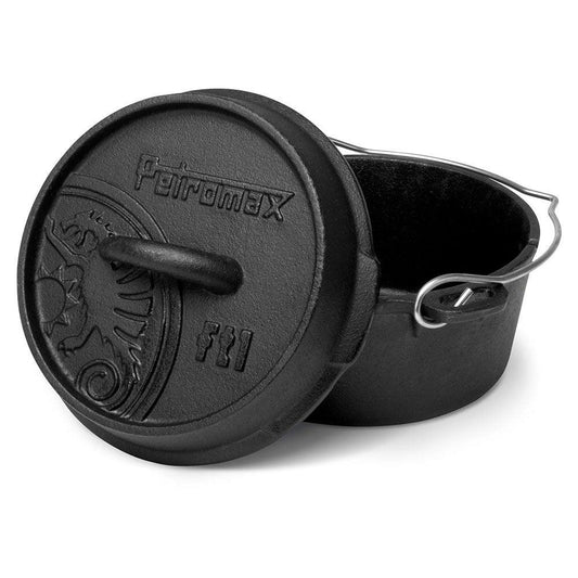 Petromax 0.93L Cast Iron Dutch Oven FT1-T - BBQ Land