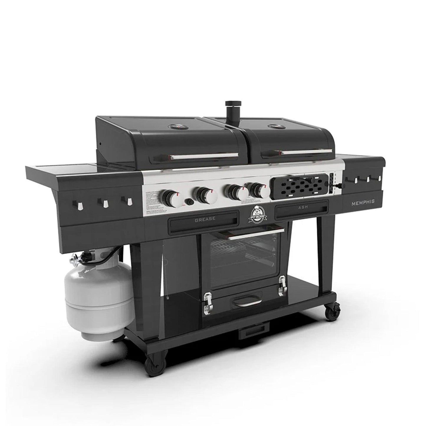 Pit Boss Memphis 2.0 Ultimate Triple Combo BBQ and Smoker - BBQ Land