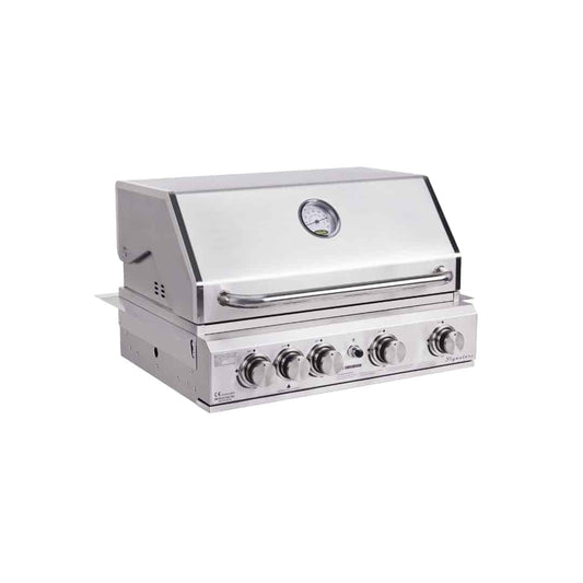 Outback Signature 4 Burner Hybrid Stainless Steel BBQ - Built-In