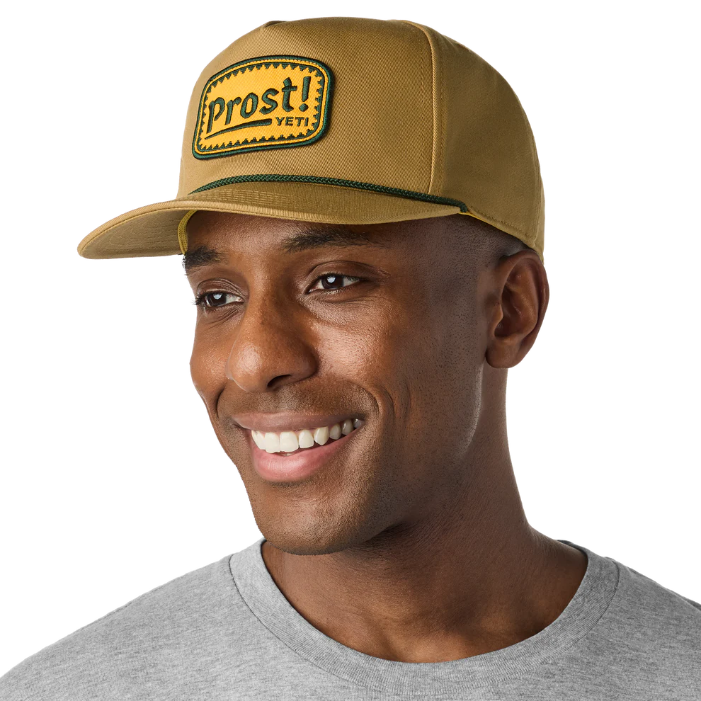 Yeti Prost Flat Brim Rope Hat Brown