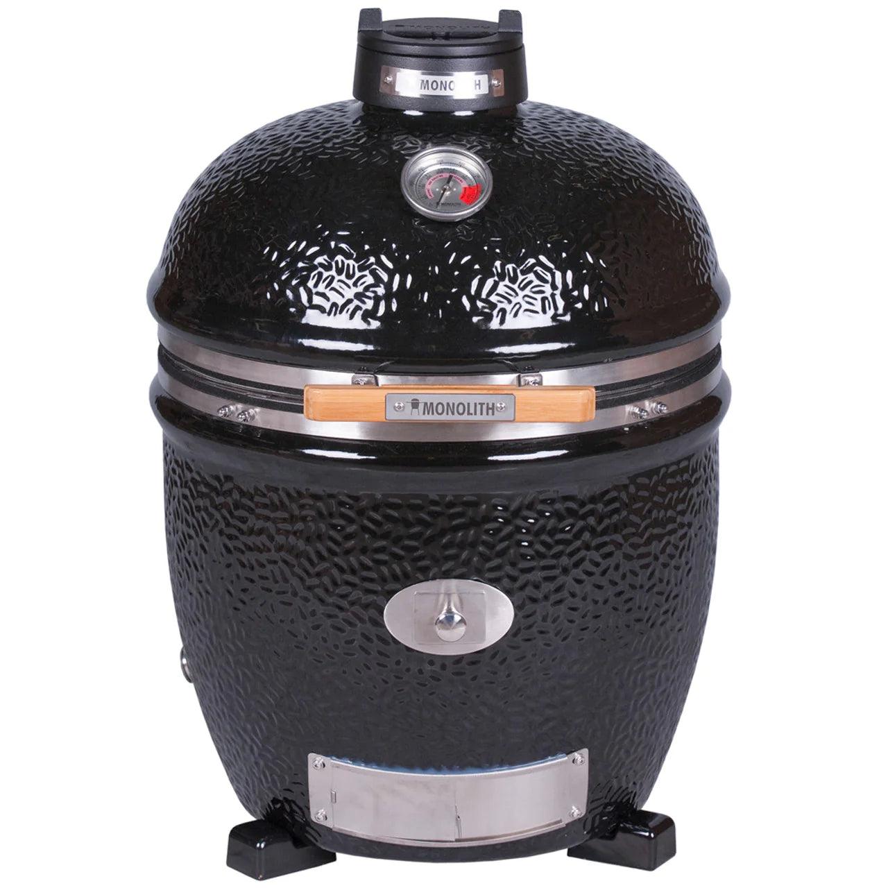 Standalone Black Monolith 21" Classic Pro-Series 2.0 Kamado Ceramic BBQ - BBQ Land