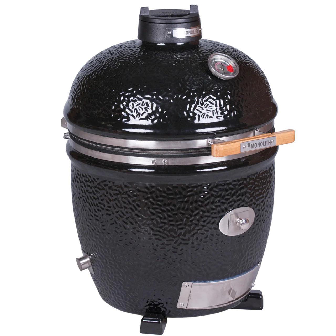 Standalone Black Monolith 21" Classic Pro-Series 2.0 Kamado Ceramic BBQ - BBQ Land