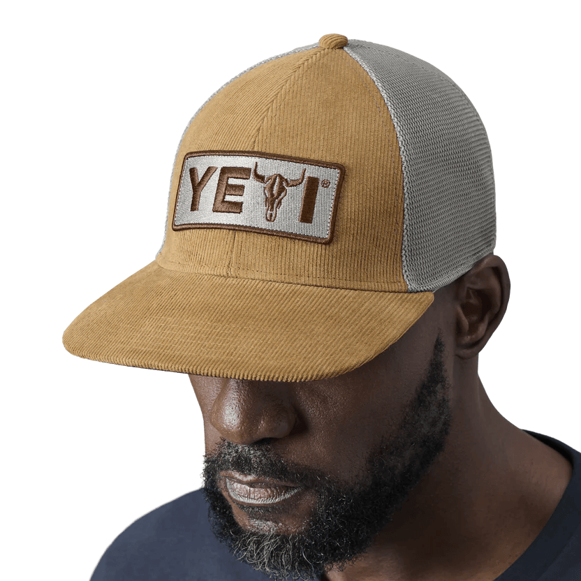 Steer Flat Brim Hat in Ochre - BBQ Land