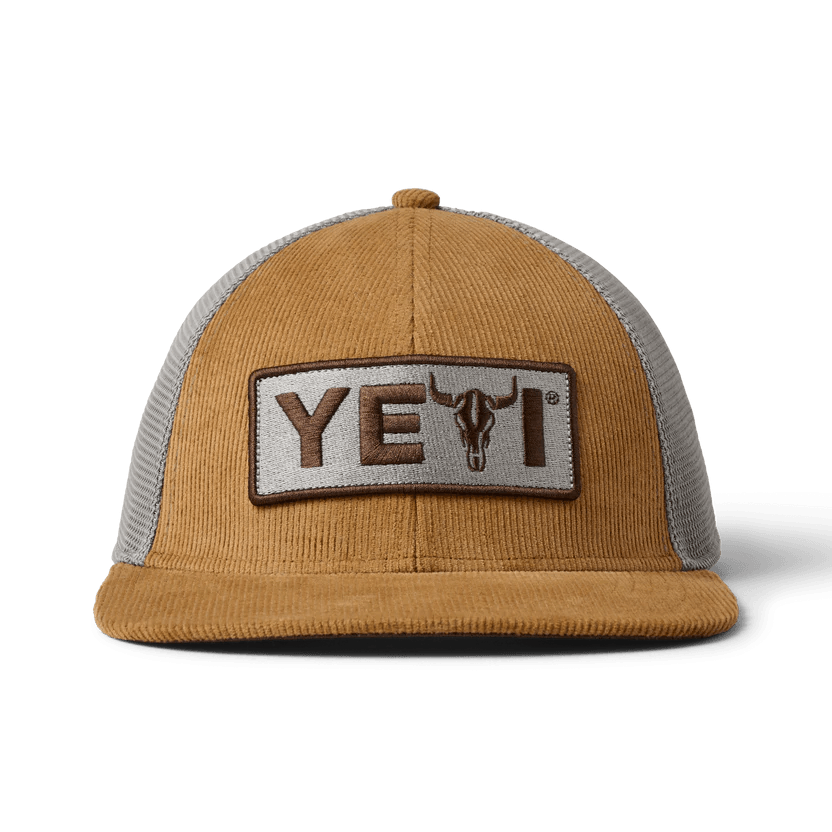 Steer Flat Brim Hat in Ochre - BBQ Land