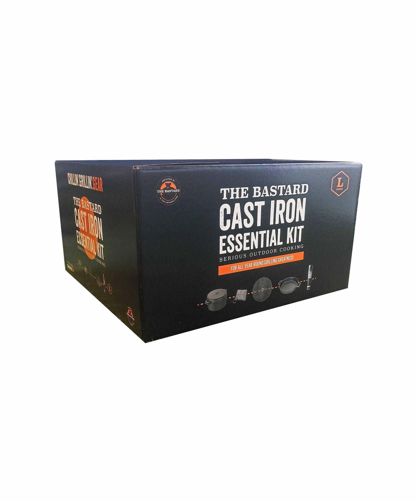 The Large Bastard Cast Iron Essential Kit - BBQ Land