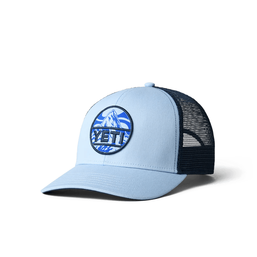 Yeti Light Blue Mountain Badge Hat - BBQ Land