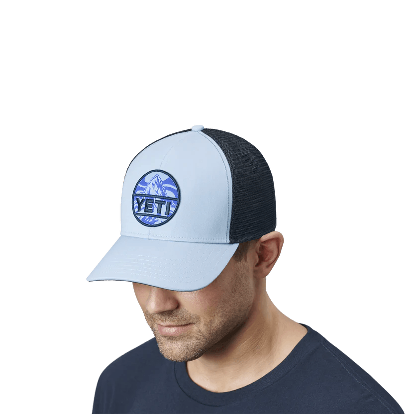 Yeti Light Blue Mountain Badge Hat - BBQ Land