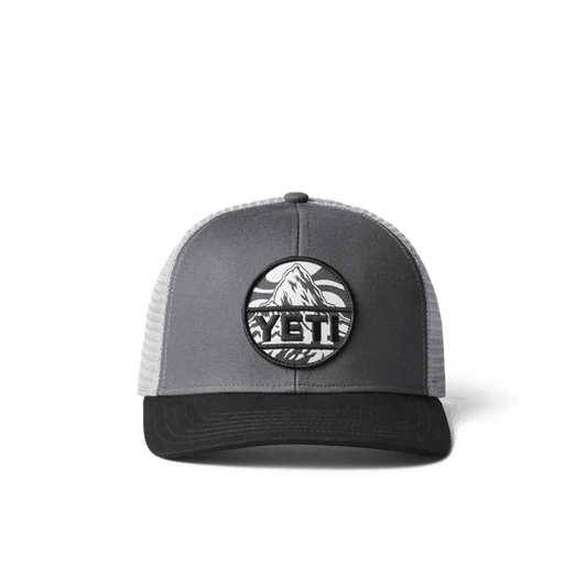 Yeti Mountain Badge Hat - Black - BBQ Land