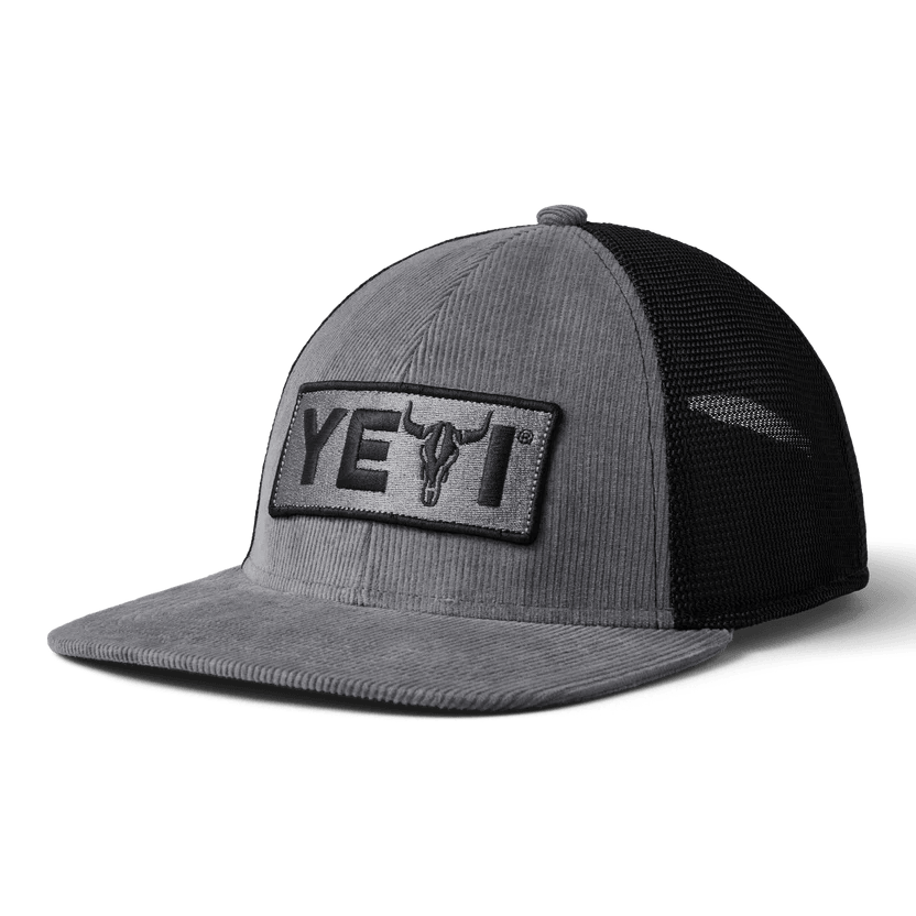 Yeti Steer Flat Brim Hat in Grey - BBQ Land