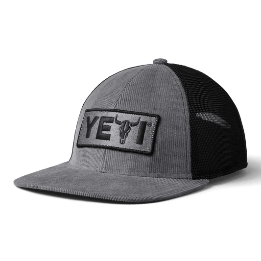 Yeti Steer Flat Brim Hat in Grey - BBQ Land