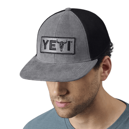 Yeti Steer Flat Brim Hat in Grey - BBQ Land