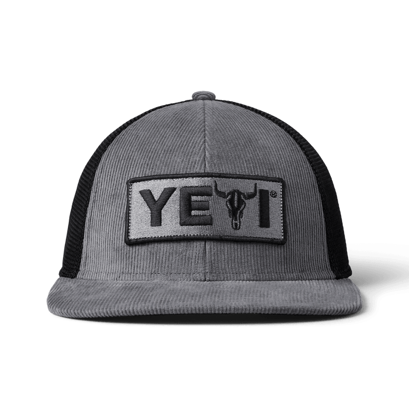 Yeti Steer Flat Brim Hat in Grey - BBQ Land