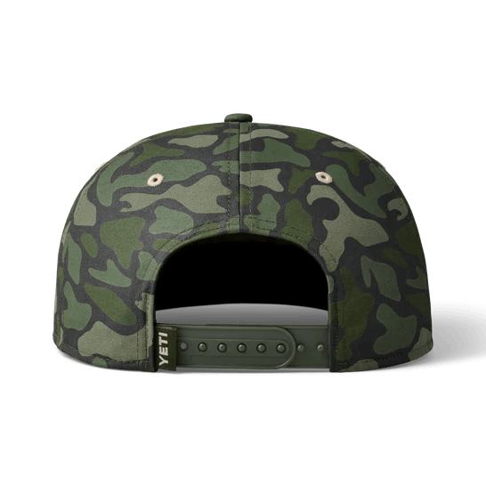 Yeti Sunrise Elk Flat Brim Hat - Tan/Green Camo - BBQ Land