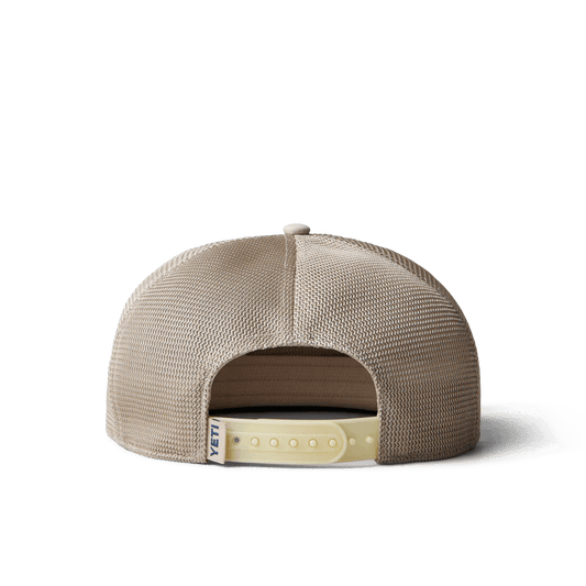 Yeti Tan/Navy Open Seas Rope Flat Brim Hat - BBQ Land