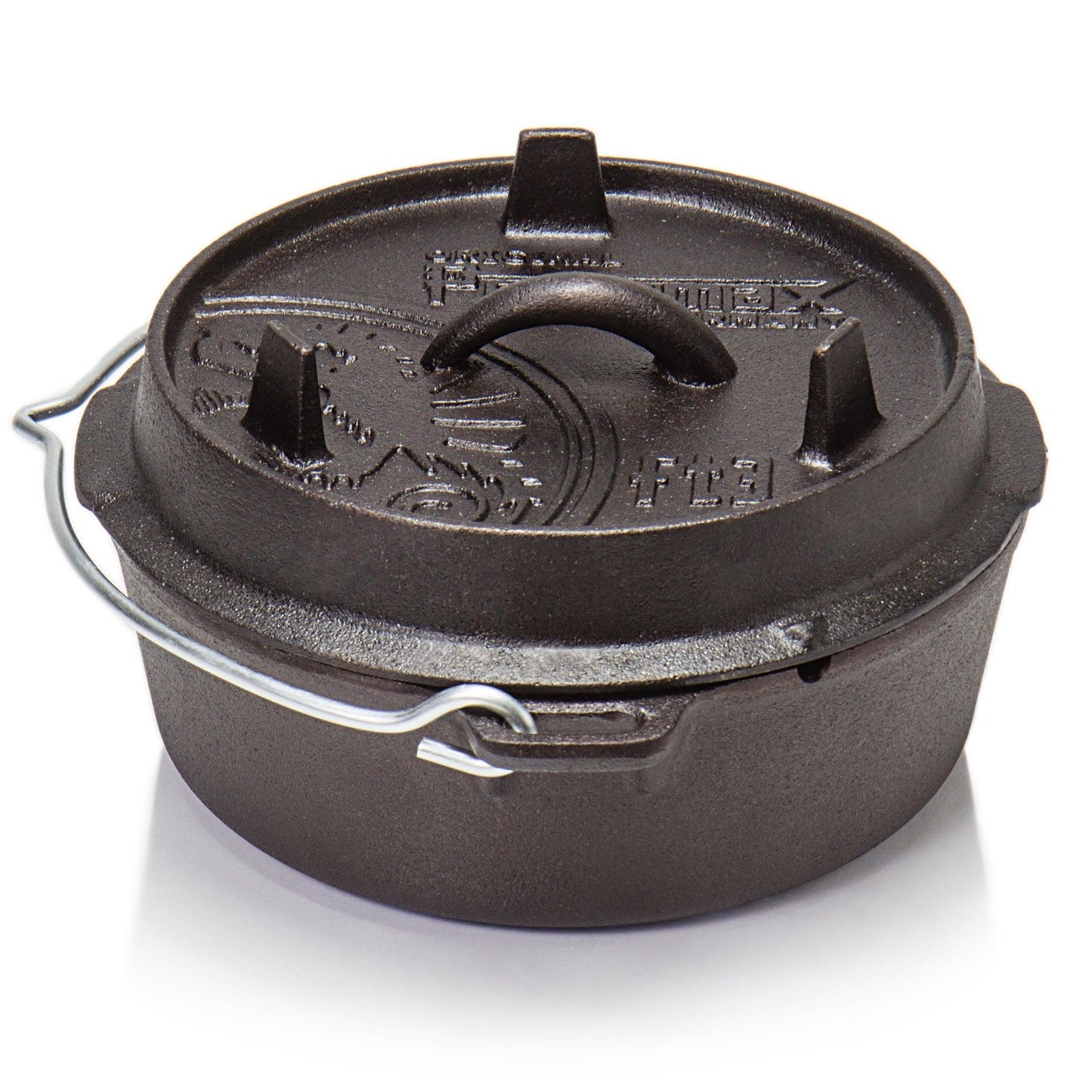 1.6L Cast Iron Dutch Oven Petromax FT3-T - BBQ Land