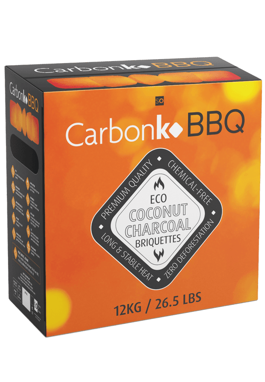 12kg Coconut Shell Charcoal Briquettes by Carbonko - BBQ Land