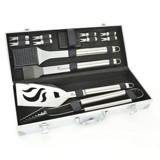 BBQ Tool Set 13 Piece Stainless Steel