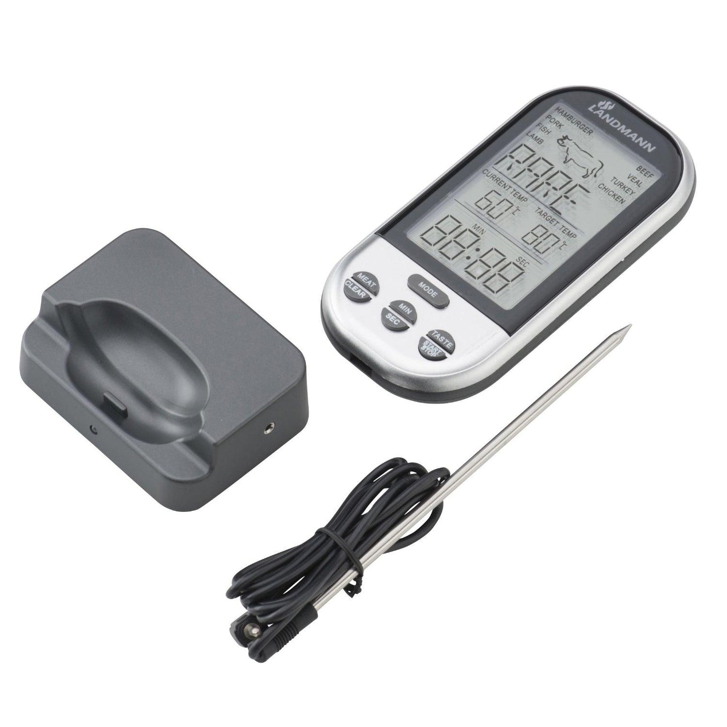 Landmann Pure 13625 Wireless Digital Food Thermometer - BBQ Land