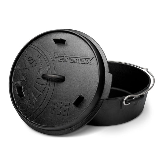 5.5L Cast Iron Dutch Oven Petromax FT6-T - BBQ Land