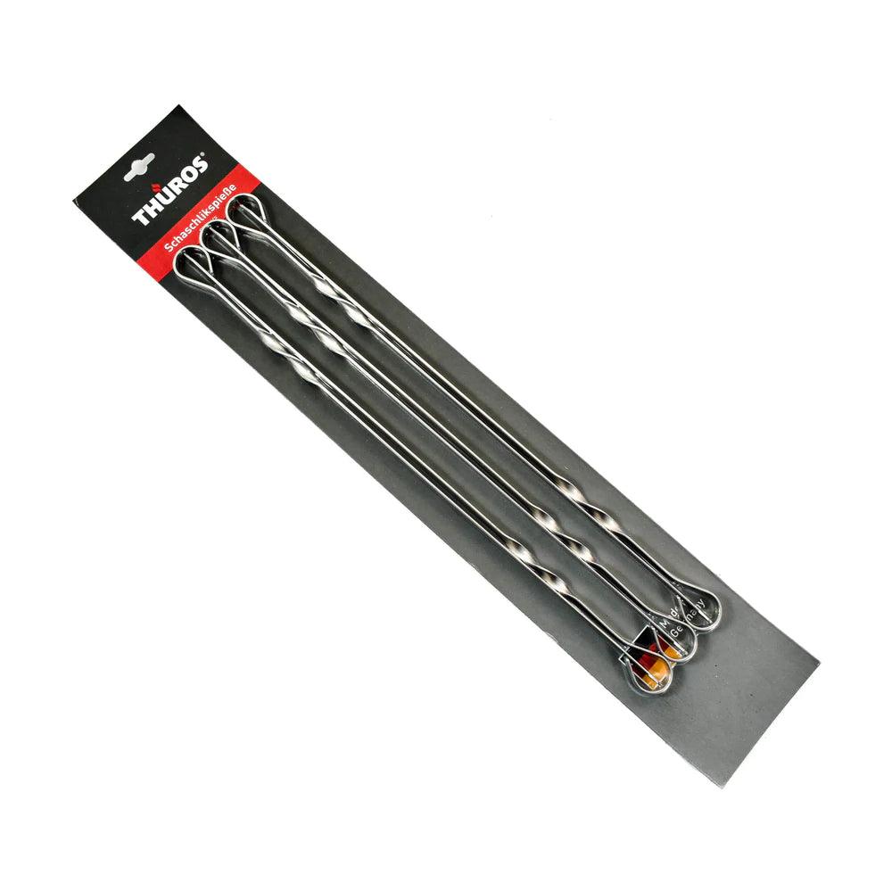 6 x 50cm Kebab Skewers for the Thuros Baikal or Shashlik Grill - BBQ Land