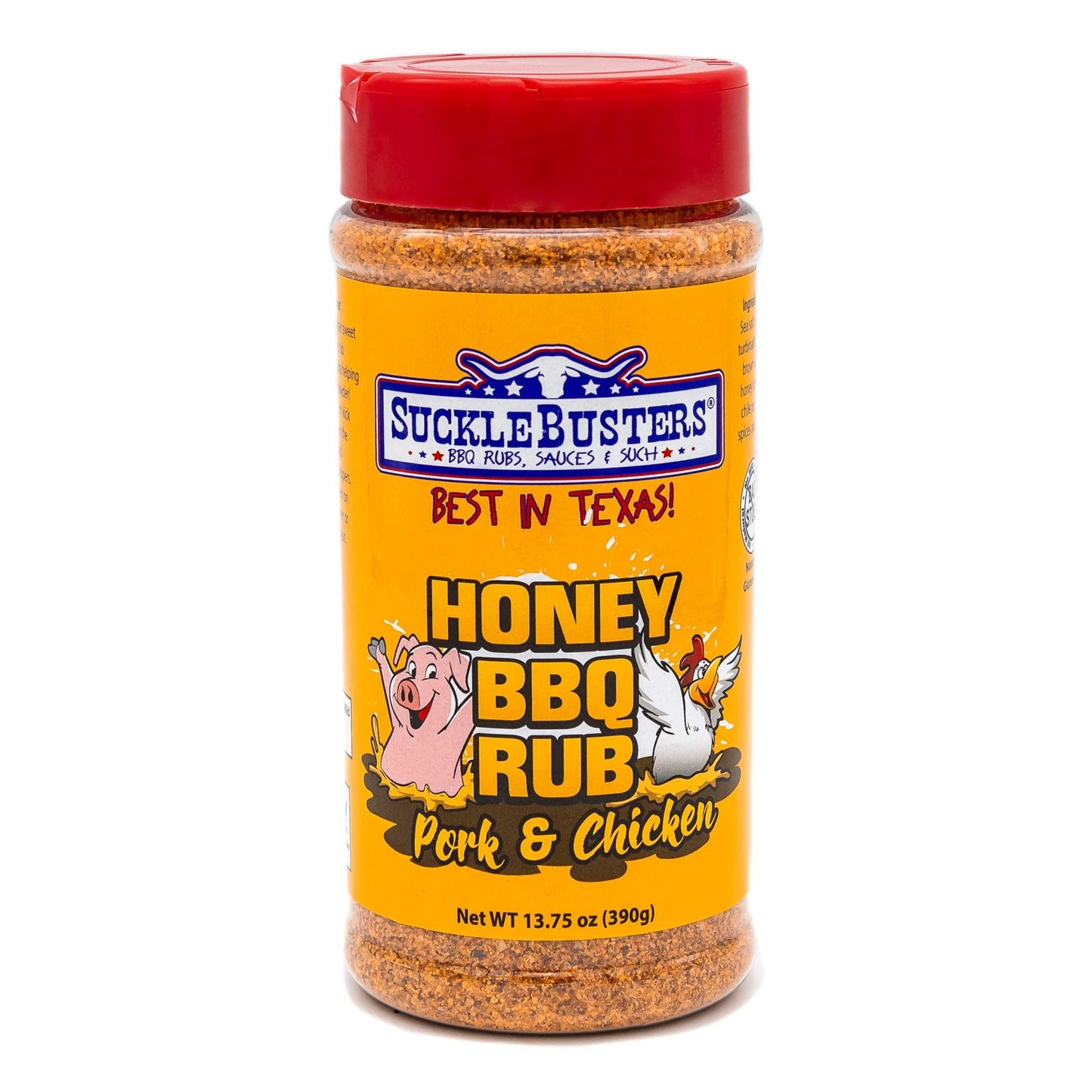 Suckle Busters Honey BBQ Rub 390g - BBQ Land