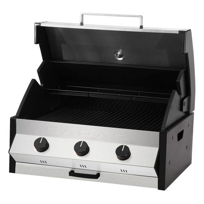 Cadac Meridian 3 Burner Built-In Counter Top Gas Barbecue - BBQ Land