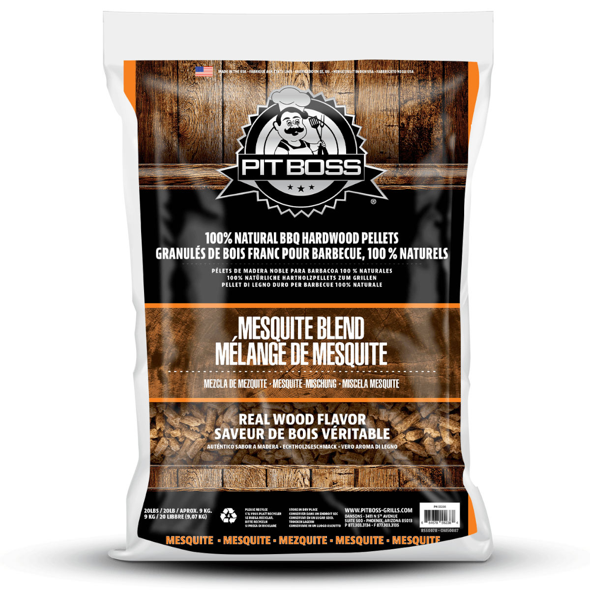 9kg Pit Boss Mesquite Blend Hardwood Pellets - BBQ Land