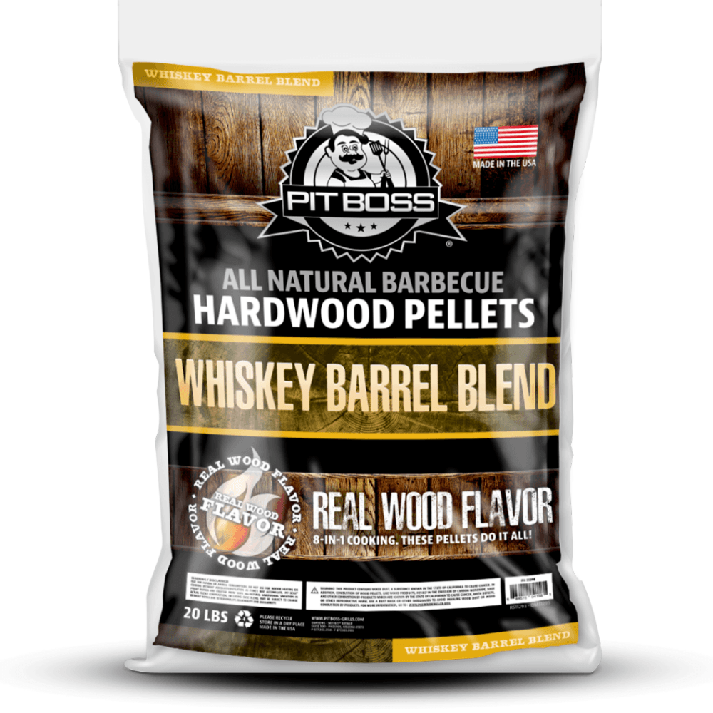 9kg Pit Boss Whiskey Barrel Blend Wood Pellets - BBQ Land