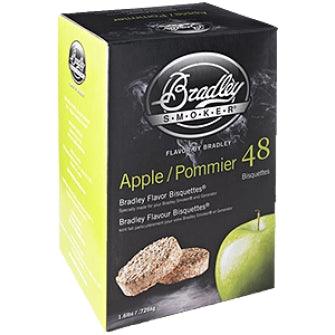Bradley Smoker Apple Bisquettes x 48 - BBQ Land