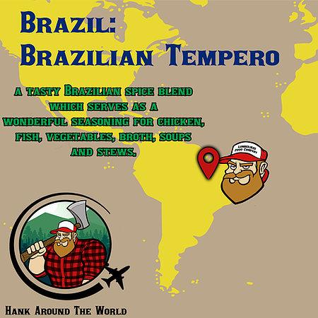 Lumberjaxe Brazilian Tempero Rub 90g - BBQ Land