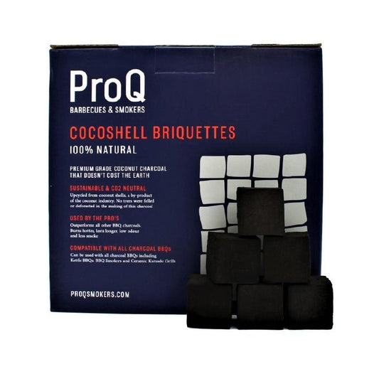 10kg ProQ Cocoshell Coconut Charcoal Briquettes
