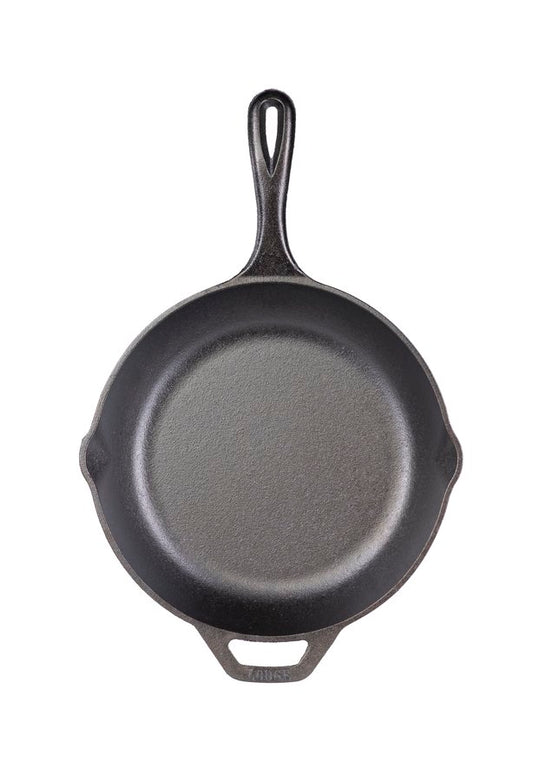 Lodge 27cm 10.5 Inch Cast Iron Chef Skillet Frying Pan