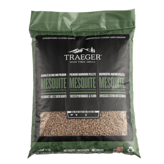 Traeger Mesquite Wood Pellets 20lb 9kg - BBQ Land