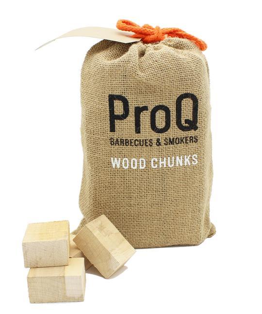 1kg Hickory ProQ Smoking Wood Chunks - BBQ Land