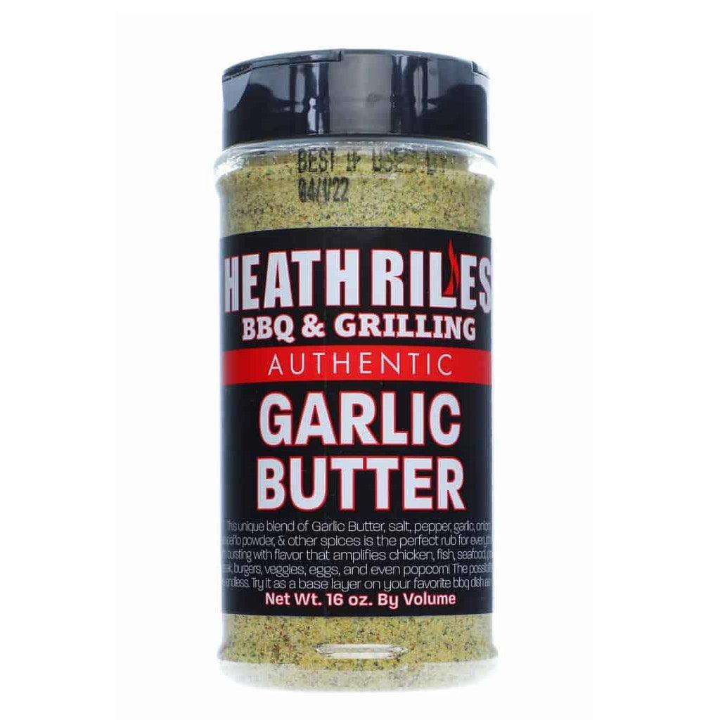 Garlic Butter Rub 16oz Heath Riles - BBQ Land