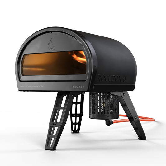 All Black Signature Edition Gozney Roccbox Gas Pizza Oven Starter Bundle