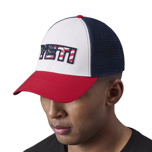 Yeti Waving Flag Trucker Hat
