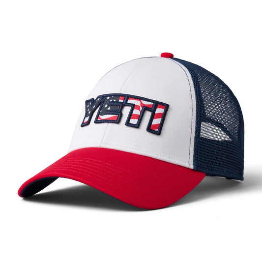 Yeti Waving Flag Trucker Hat