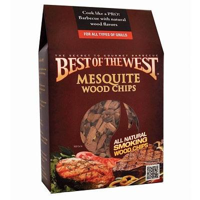 Best of the West Mesquite BBQ Wood Smoking Chips 2.4L - BBQ Land