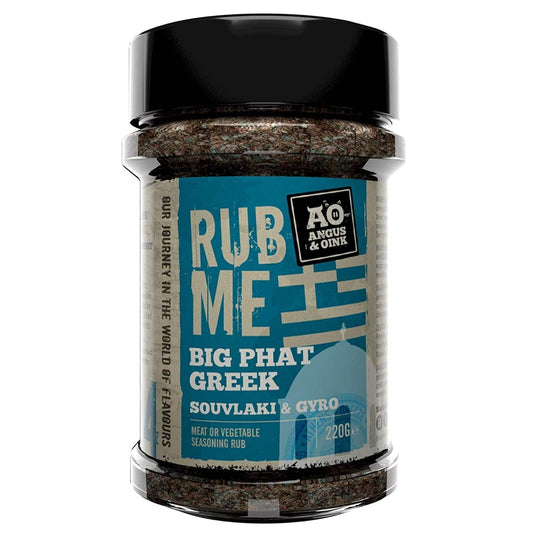 Big Phat Greek Rub 200g Angus & Oink - BBQ Land